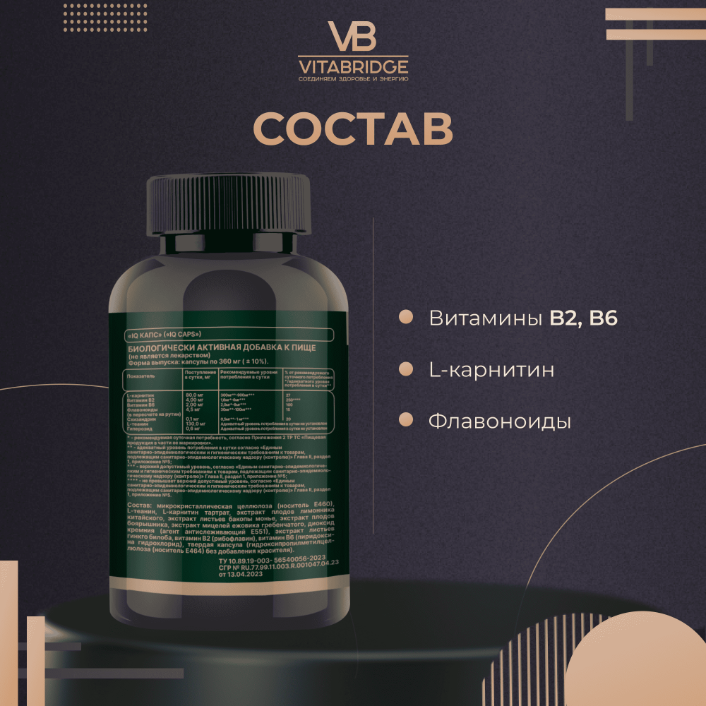 VITABRIDGE | IQ КАПС