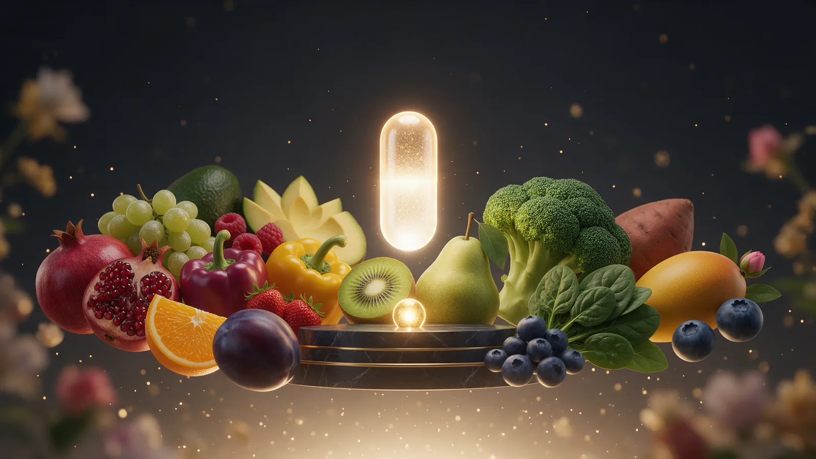 БАДы и свежие продукты