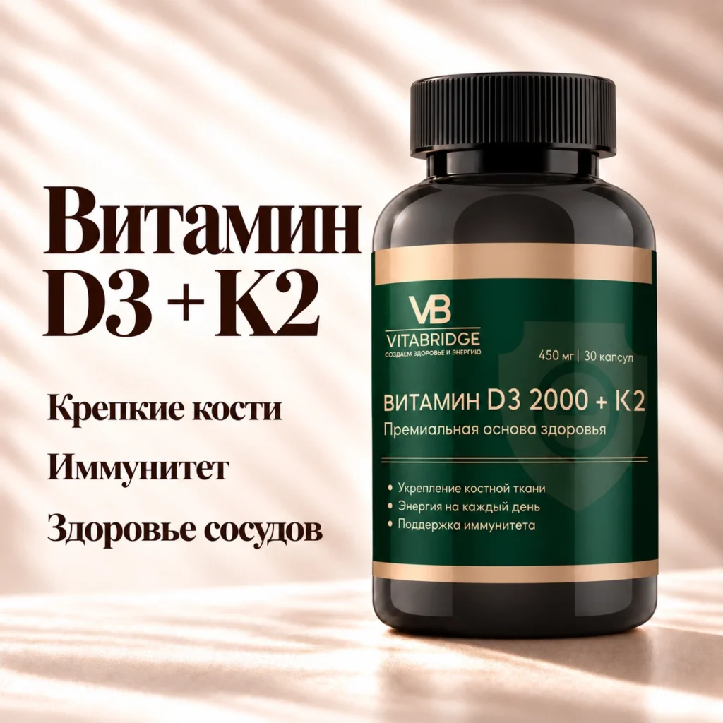 VITABRIDGE | ВИТАМИН D3 2000 + K2